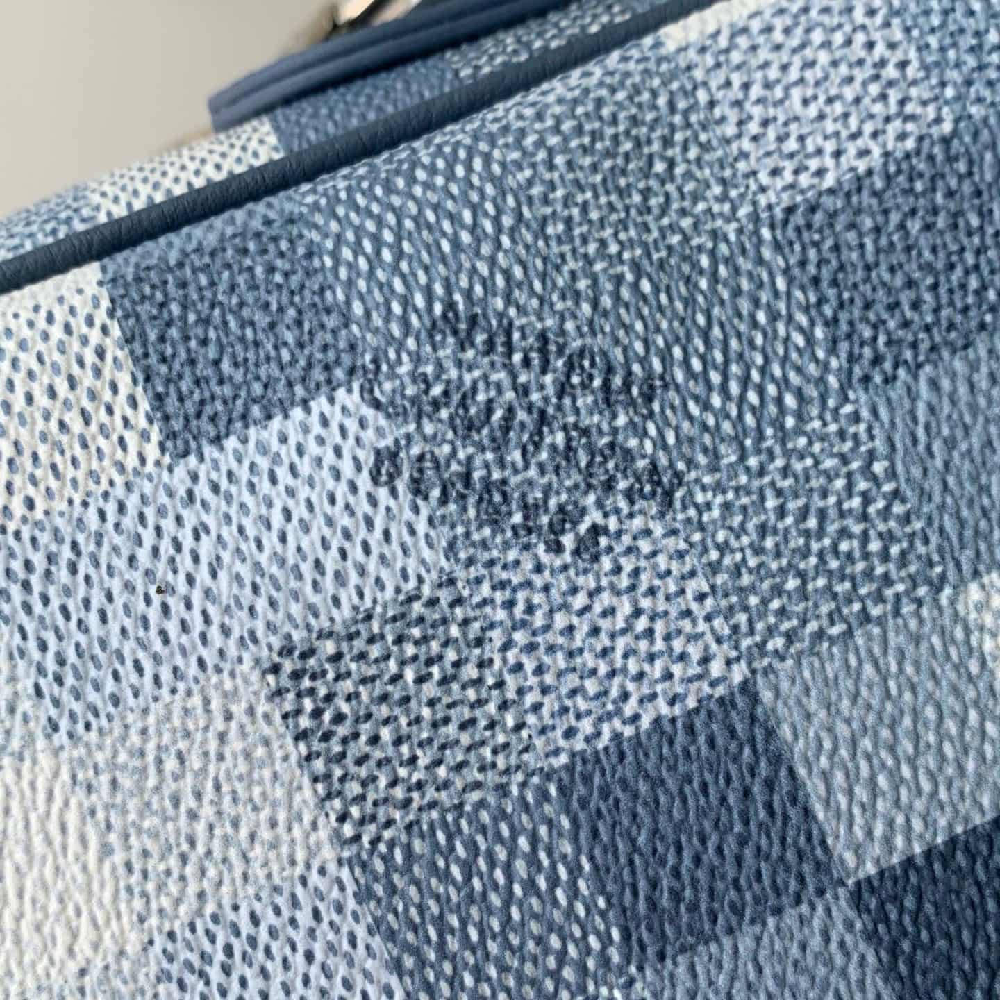 Louis Vuitton Nil Indigo Blue Damoflage coated canvas M28606 High