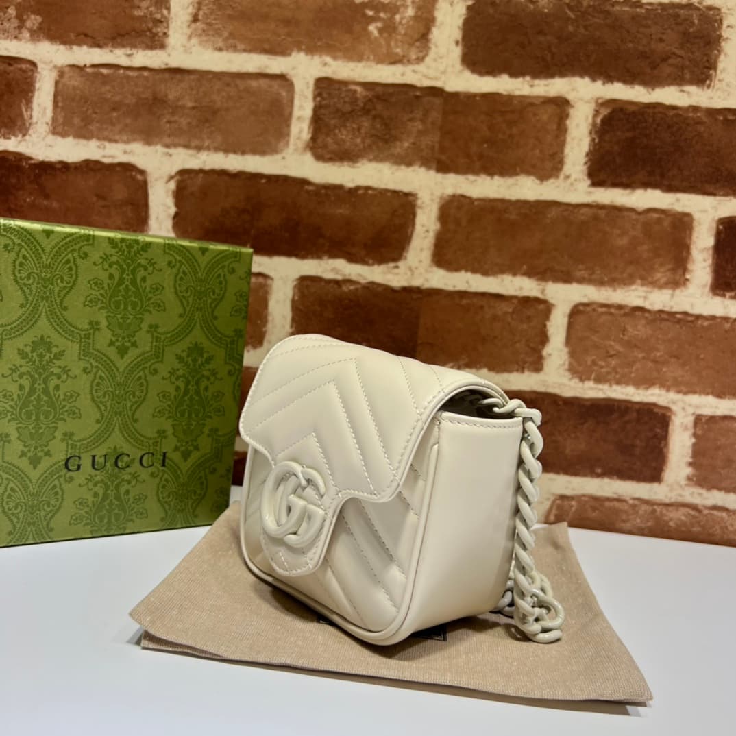Gucci GG Marmont belt bag ‎739599 beige High