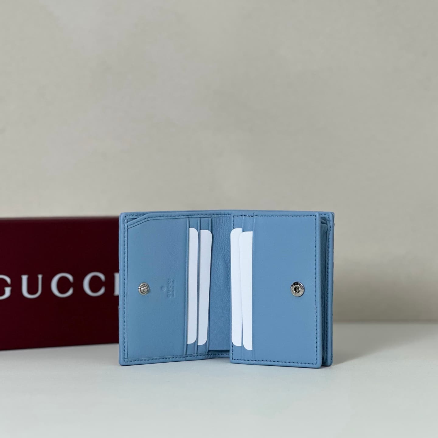 Gucci GG Marmont Small Wallet Blue 466492 High