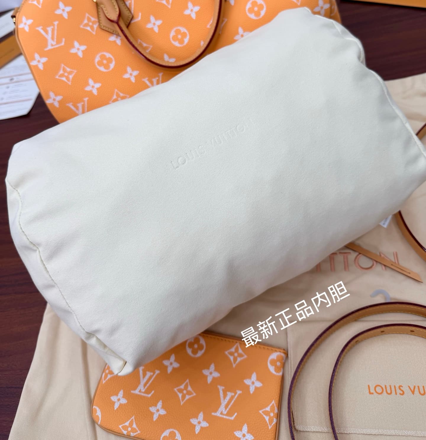 Louis Vuitton Speedy P9 Bandoulière 40 Summer Peach Calf leather M13919 TOP