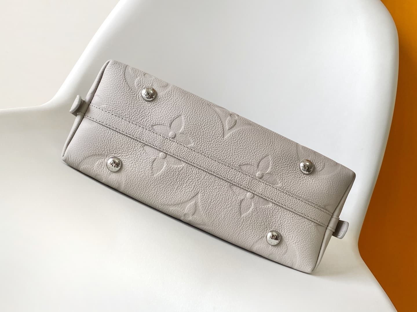 Louis Vuitton CarryAll PM Monogram Empreinte Leather M12917 Brume Gray High
