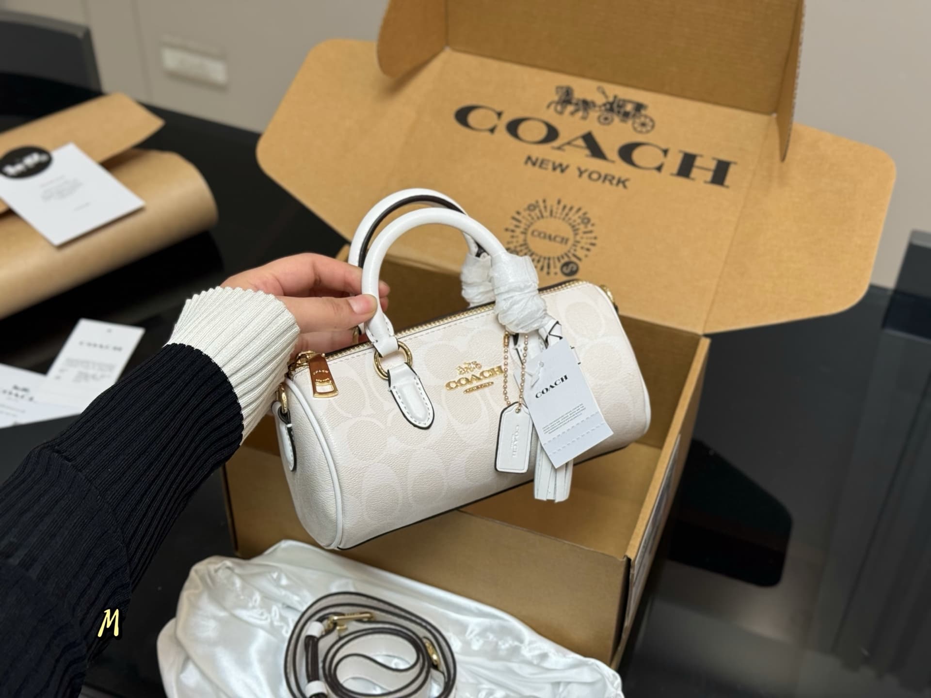 Coach Lacey Crossbody In Signature Canvas