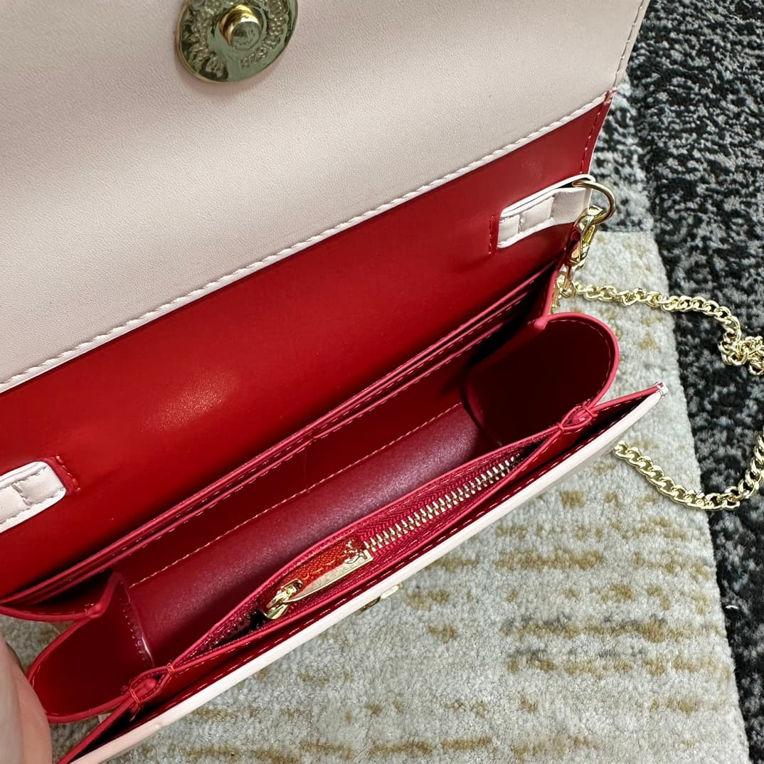 Christian Louboutin Loubi54 leather shoulder bag in cream High