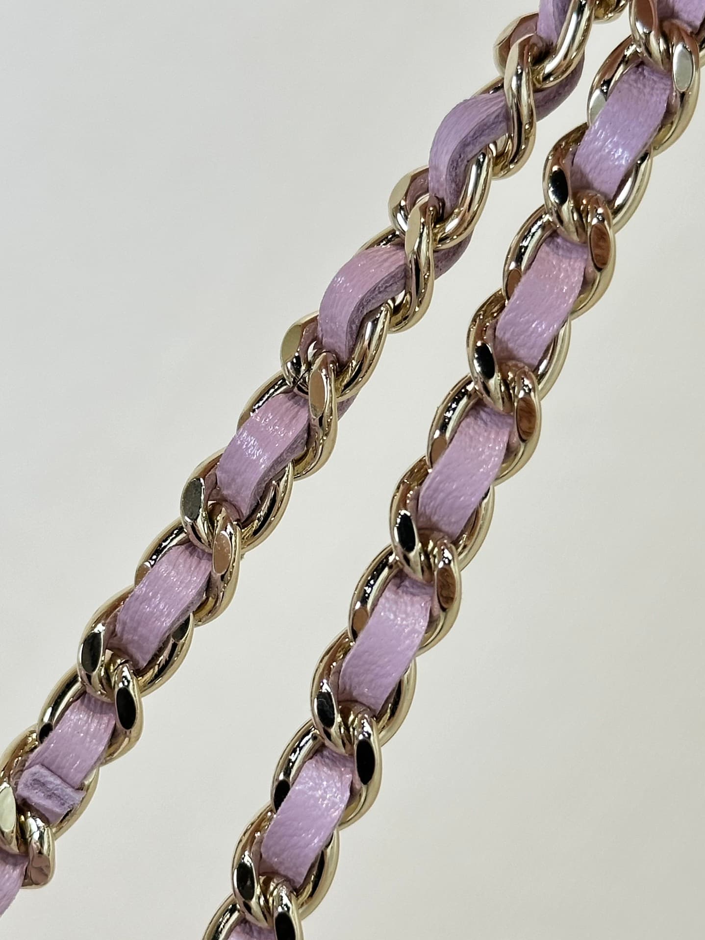 Chanel Clutch with chain Lambskin & Gold-Tone Metal AP3656 Purple TOP