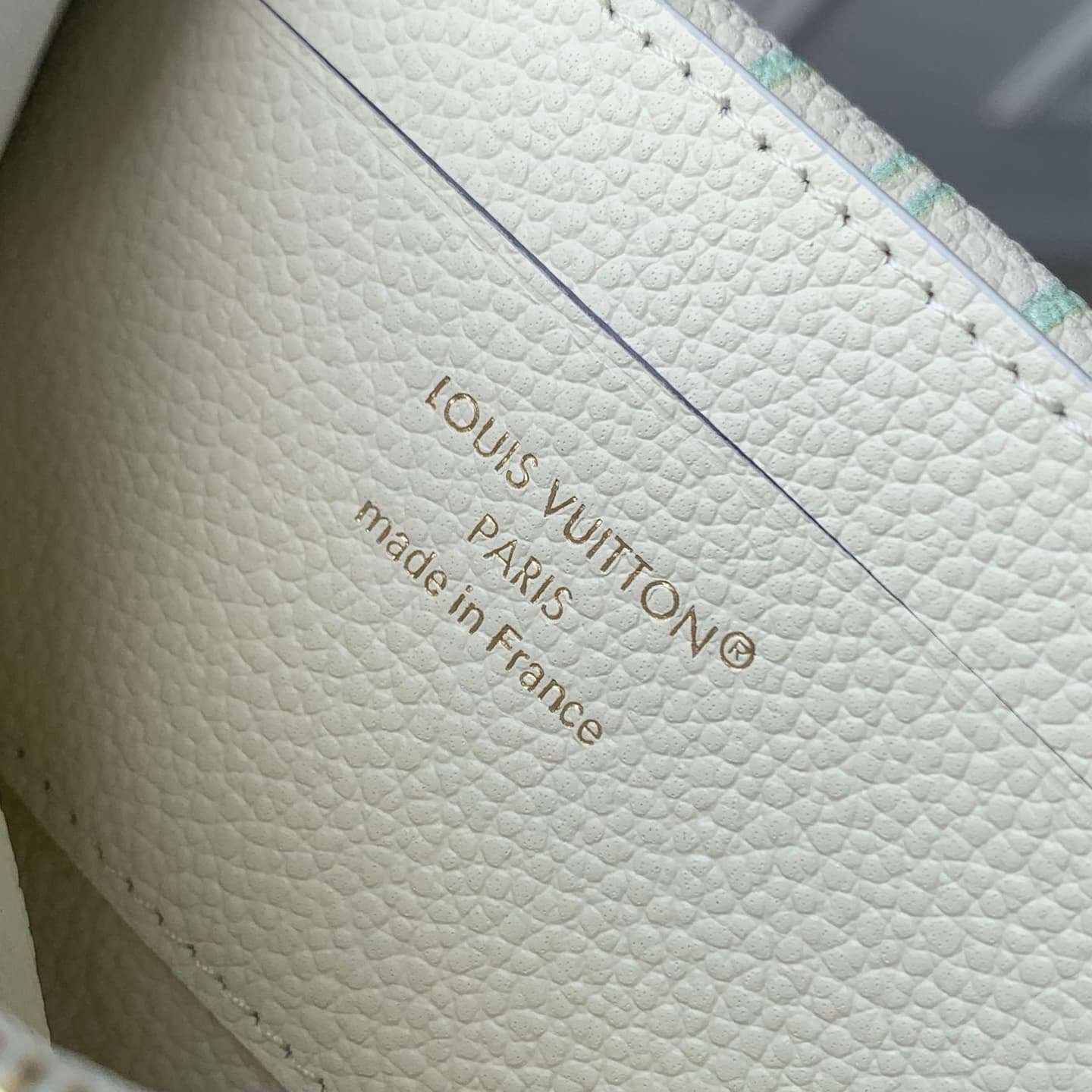 Louis Vuitton Rosalie Coin Purse Minty/Lily White Cowhide leather M29805 High