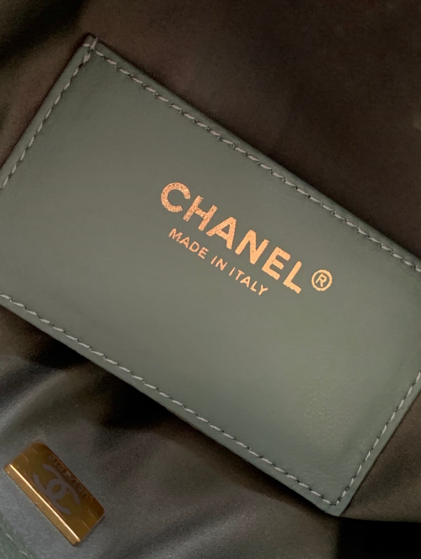 Chanel 25 Medium Hobo Medium handbag AS5311 Grained Calfskin & Gold-tone Metal Green A