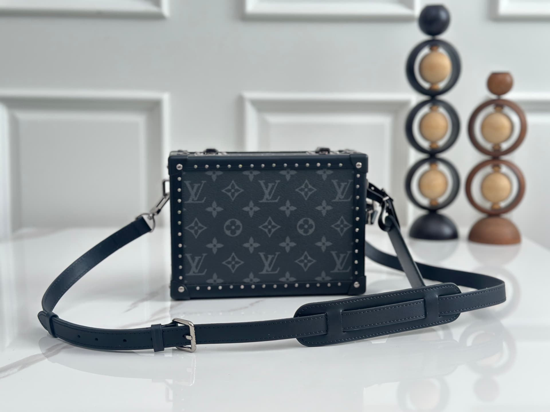 Louis Vuitton Clutch Box Monogram Eclipse coated canvas M20251 High