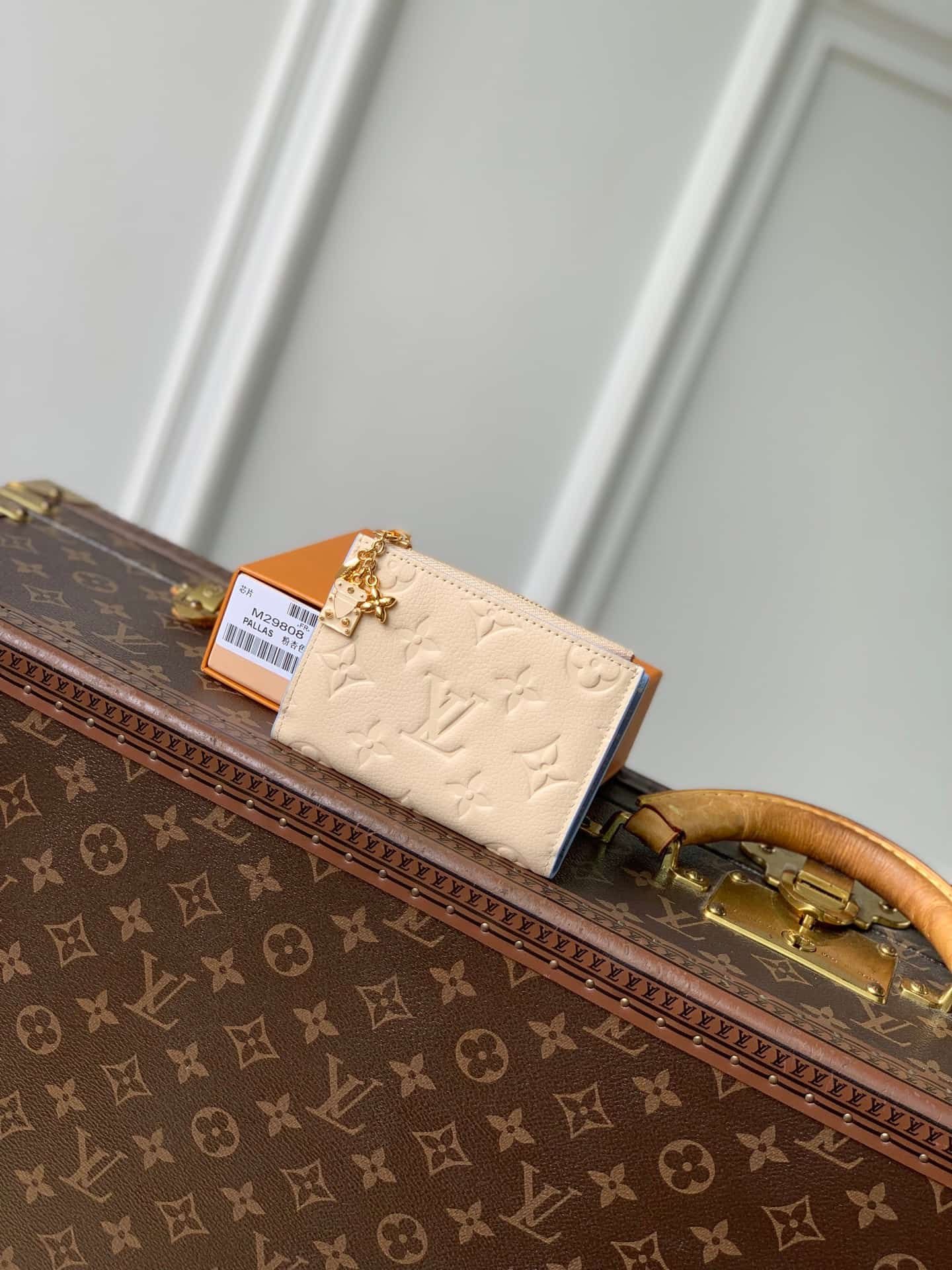 Louis Vuitton Lisa Wallet Poplar/Blue Iris Cowhide leather M29809 High