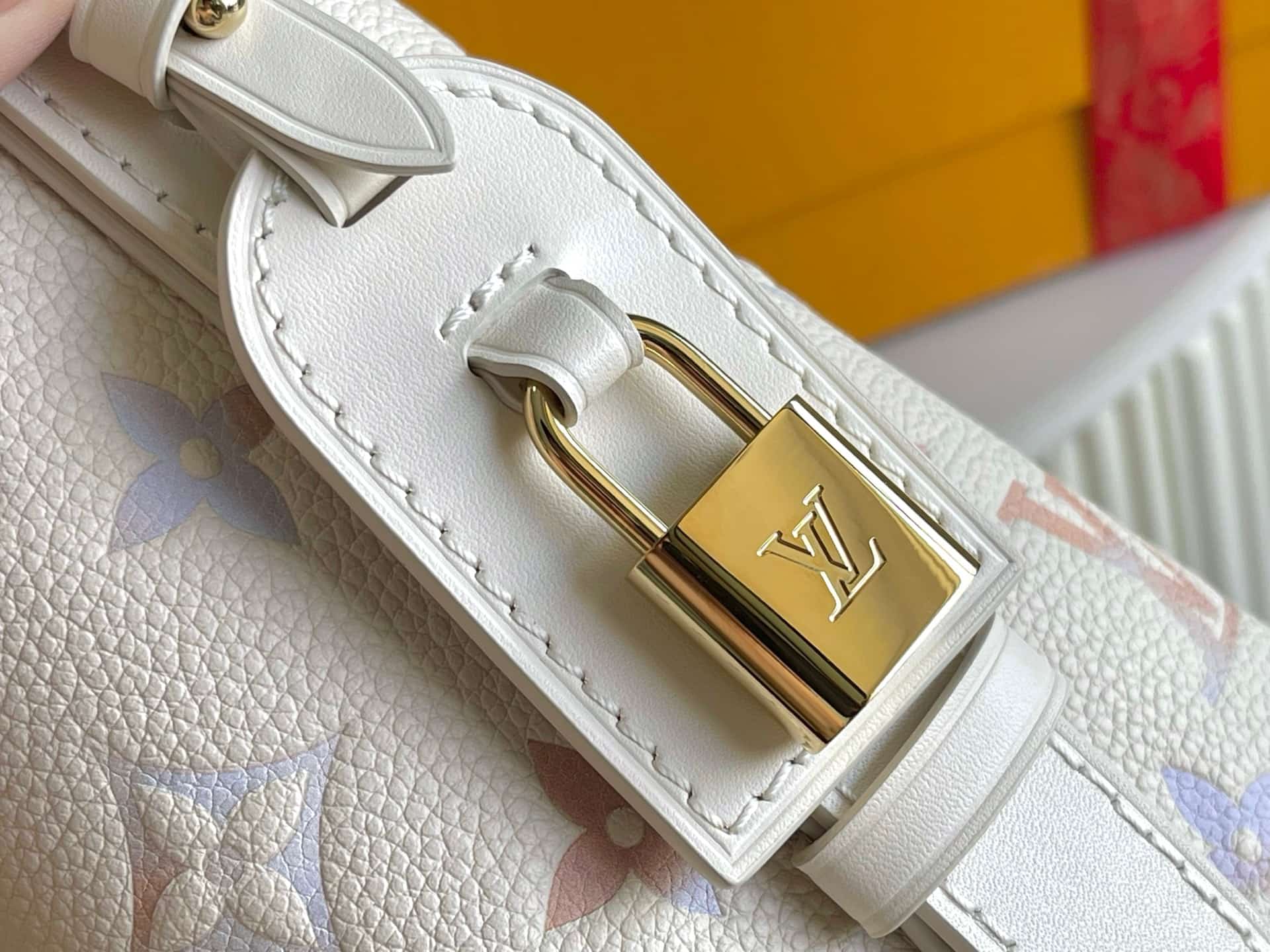 Louis Vuitton All In BB Dream Cream Embossed grained cowhide leather TOP