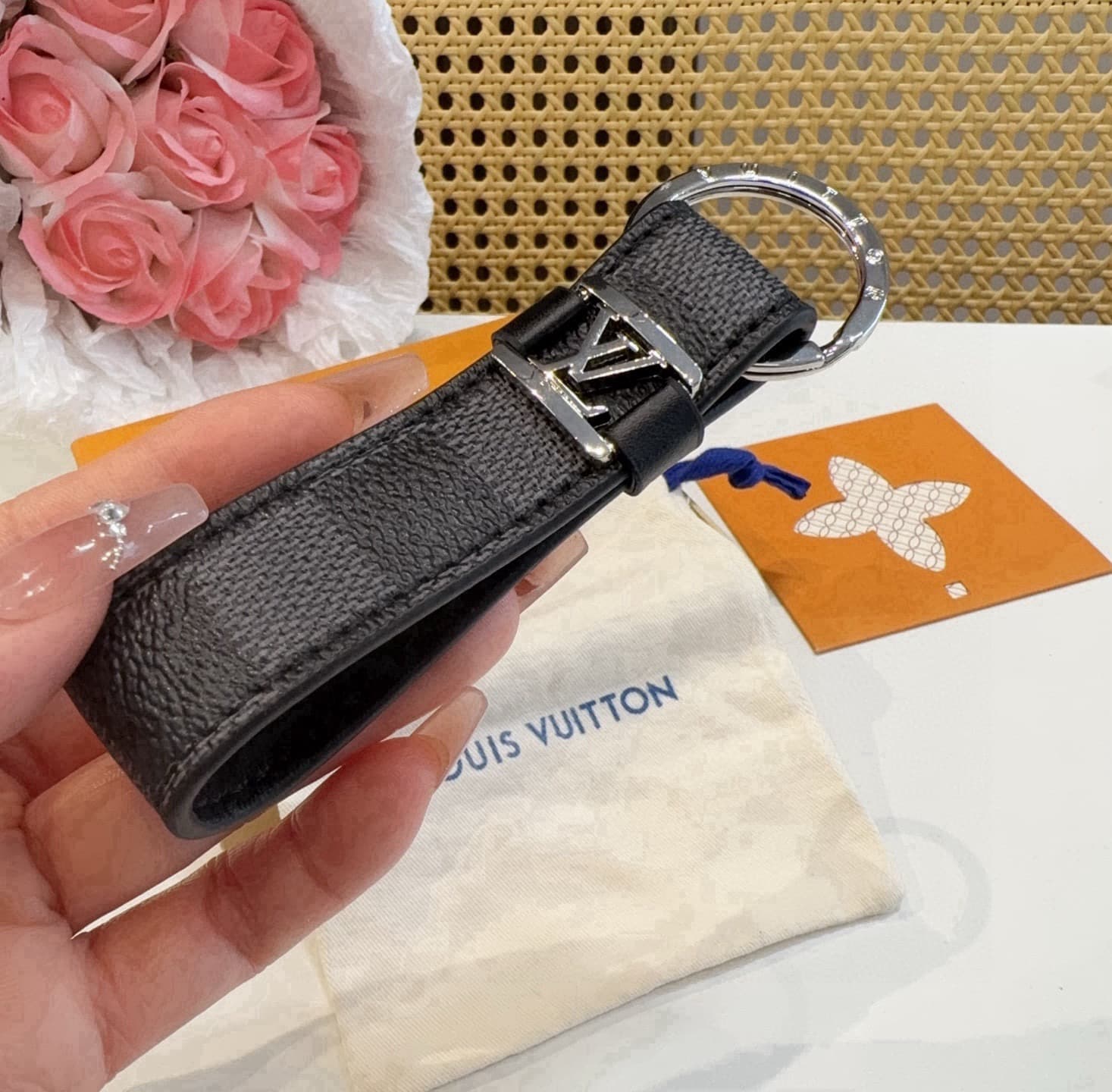 Louis Vuitton bag keychain Charm