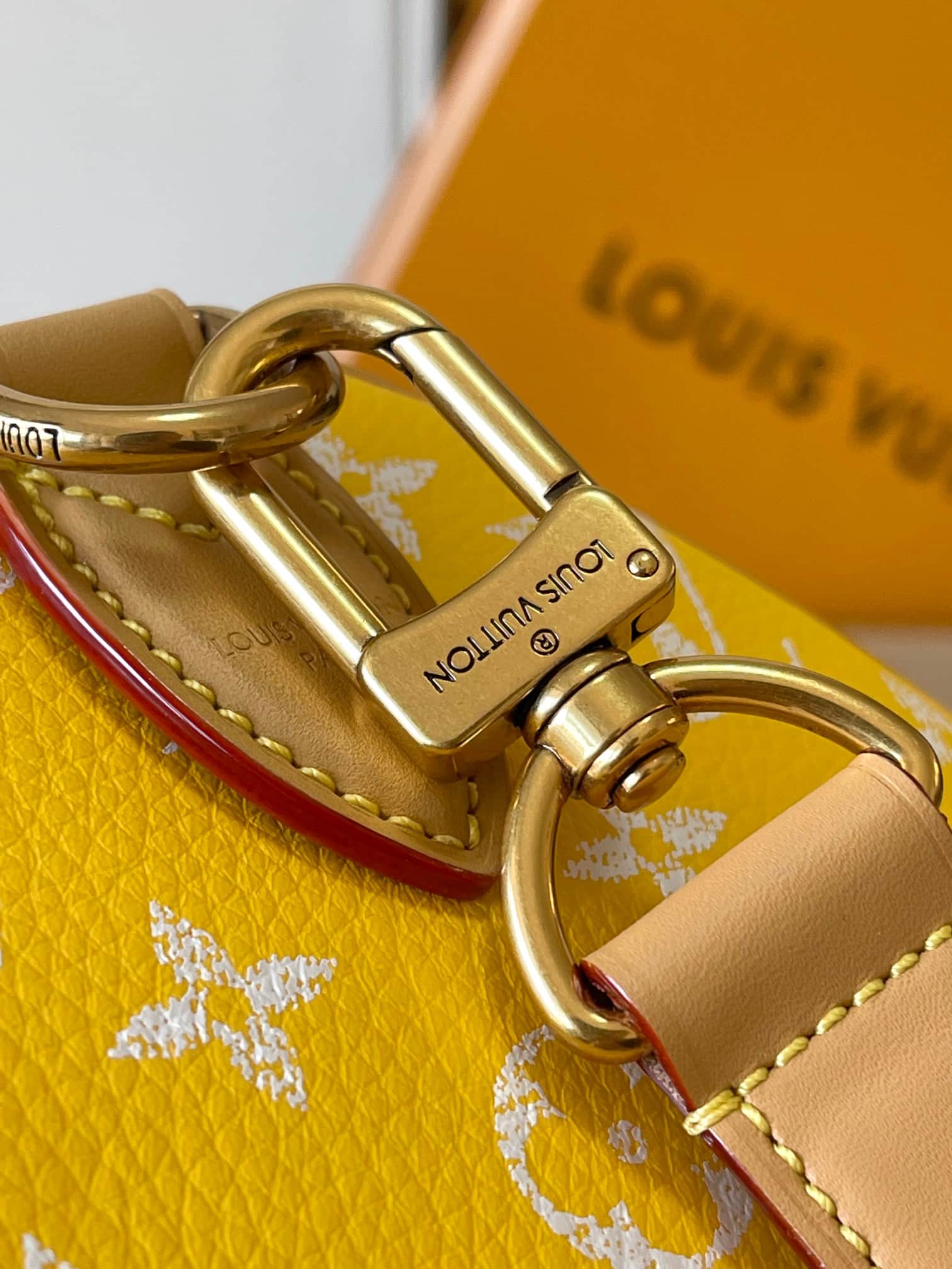 Louis Vuitton Speedy P9 Bandoulière 25 Soft calfskin Monogram Leather M24426 Yellow TOP
