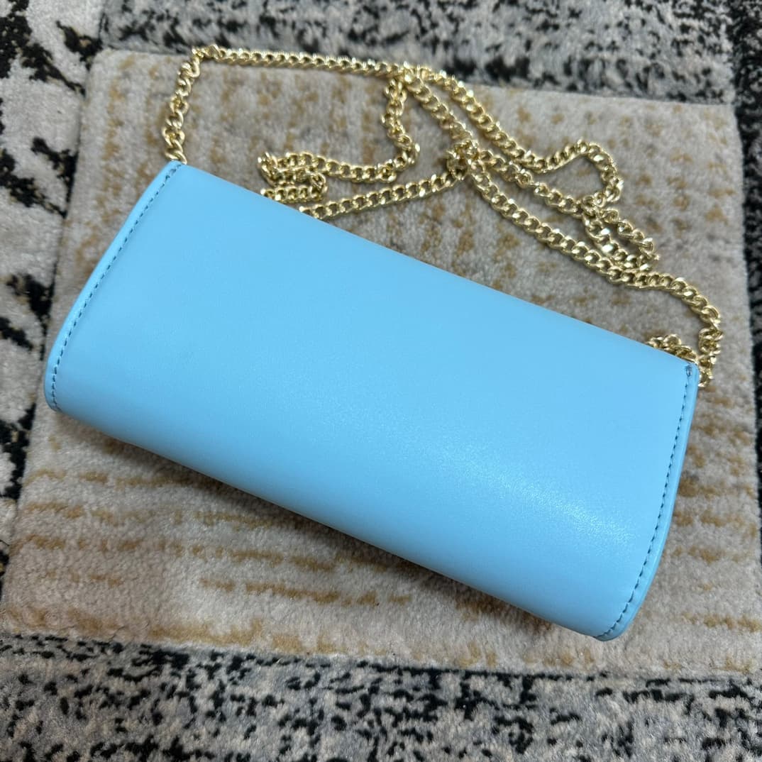 Christian Louboutin Loubi54 leather shoulder bag in blue High