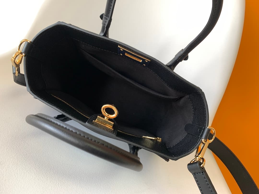 Louis Vuitton On My Side PM Black Monogram coated canvas and calf leather M57728 High