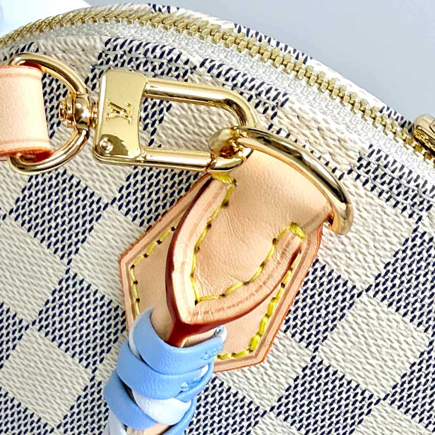 Louis Vuitton Alma BB Damier Azur/Bleu Olympe Coated canvas N40902 High