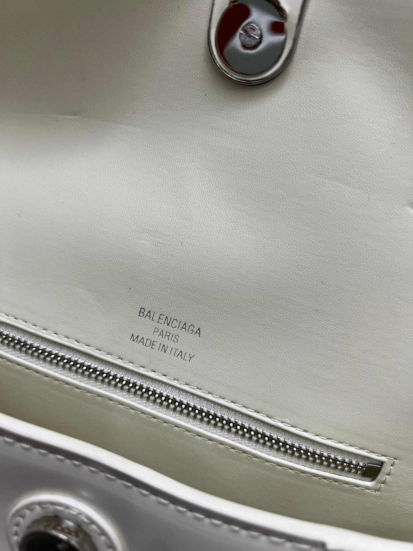 Balenciaga Hourglass sling bag white High