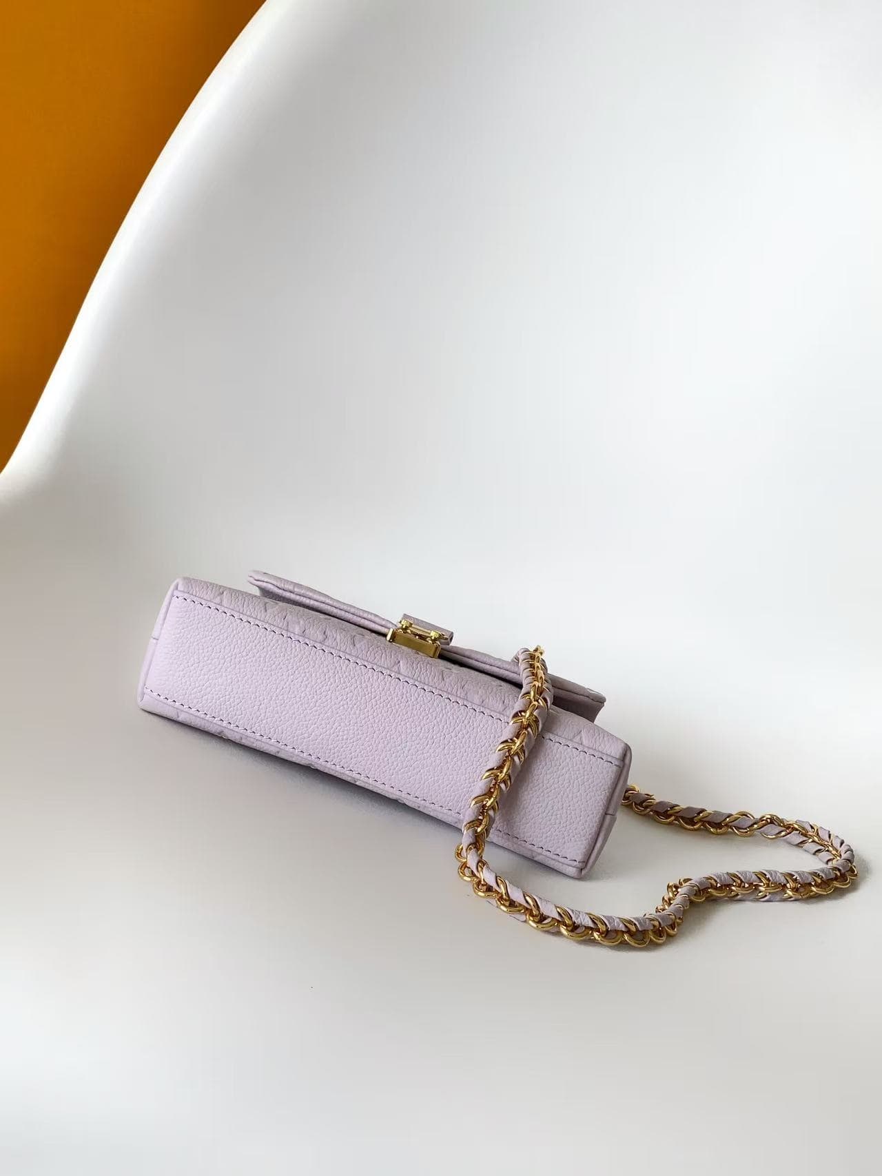 Louis Vuitton Nano Madeleine Sweet Lavender Monogram Empreinte Leather M29380 High