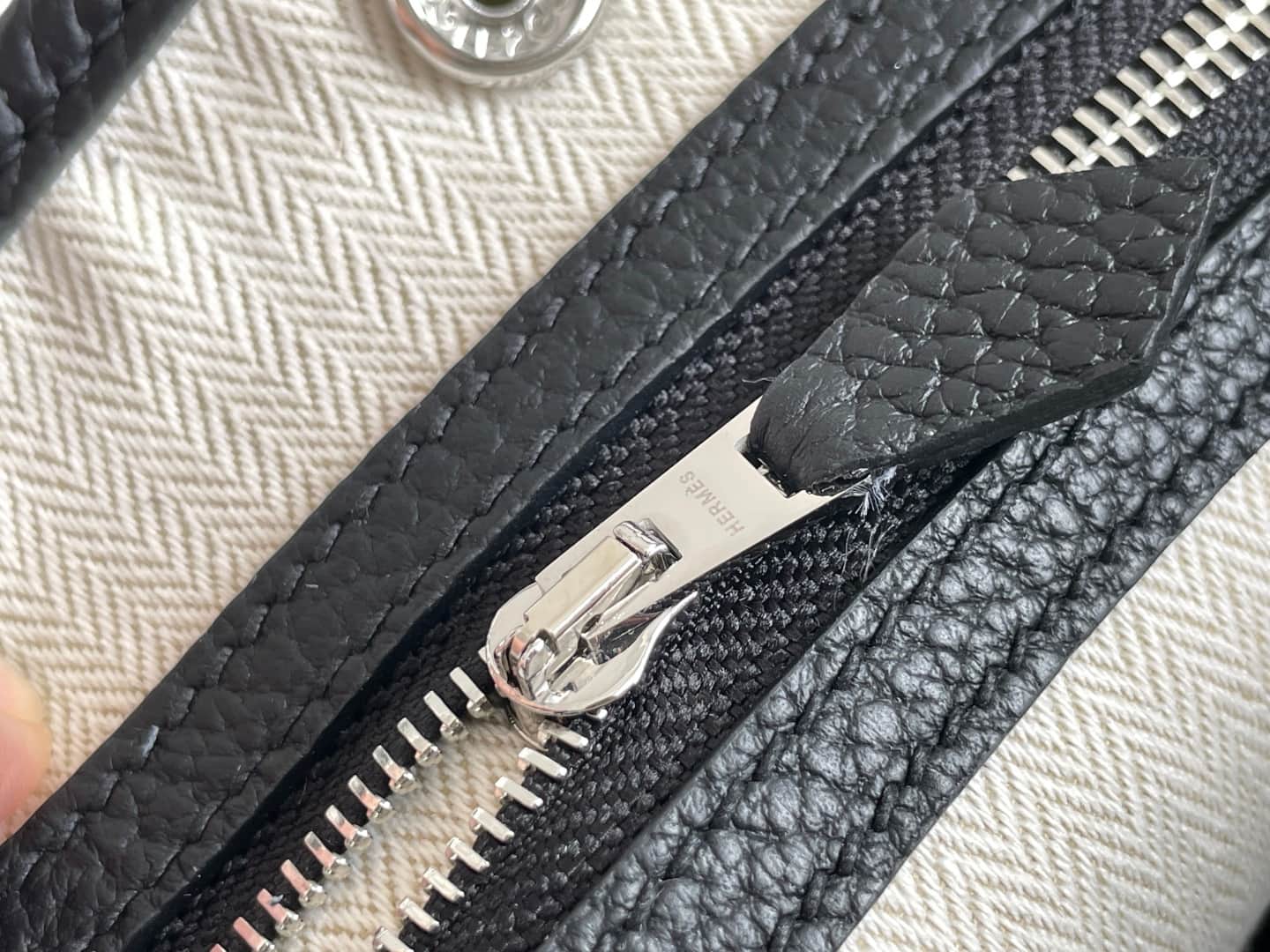 Hermes Garden Party 23 bag in Black Togo Leather WAX High