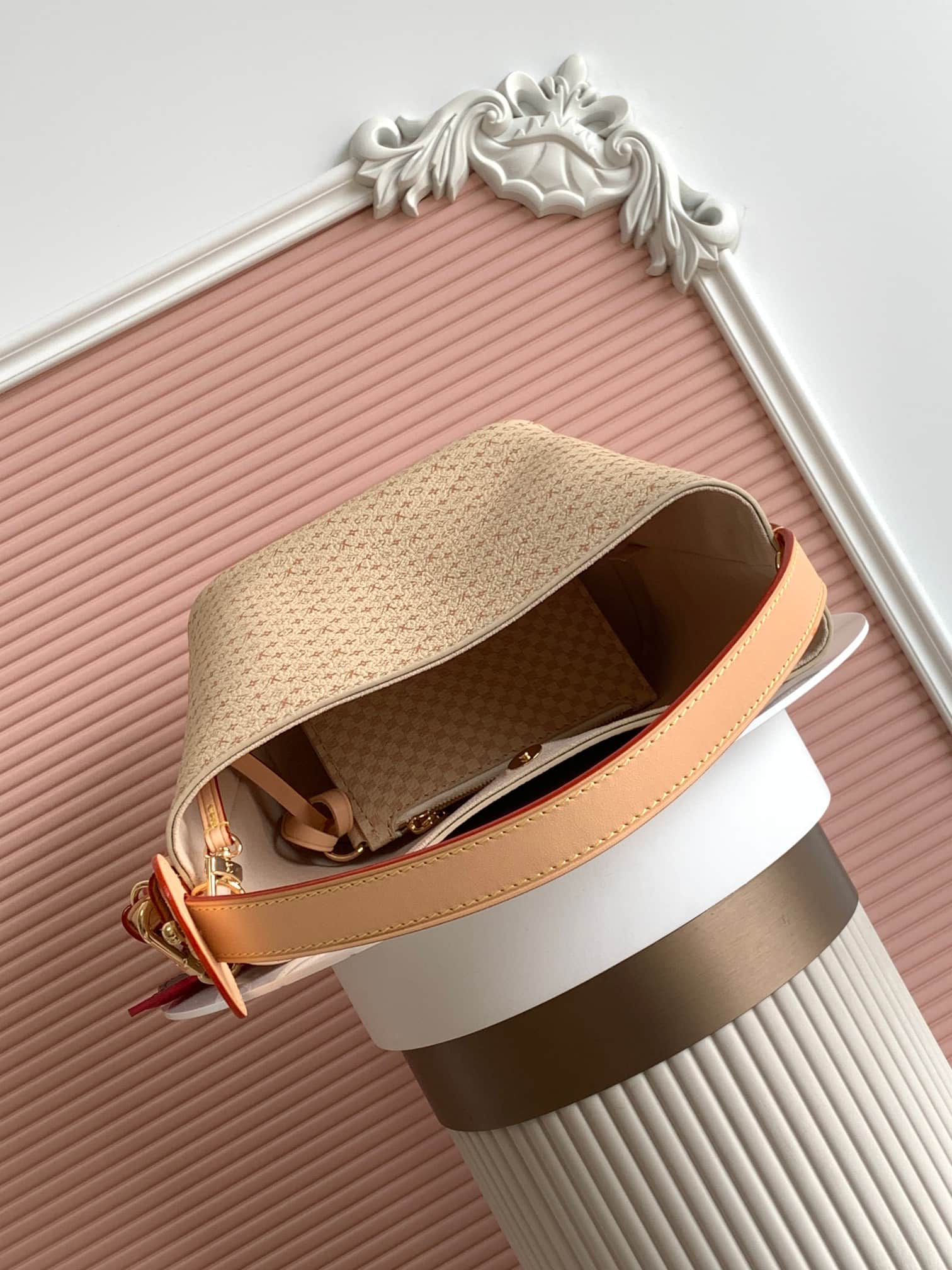 Louis Vuitton All In BB Dune/Sand Calfskin leather M15130 High