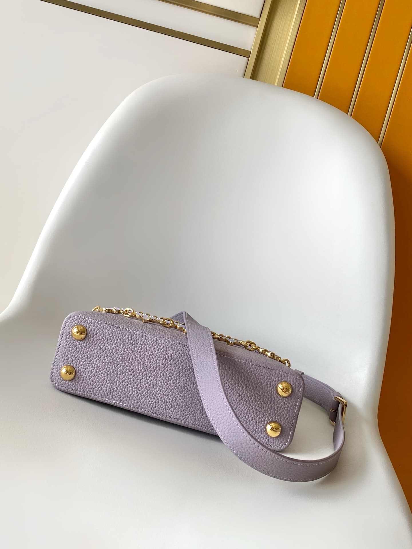 Louis Vuitton Capucines East-West Mini Iris Lilac Taurillon leather M2A379 TOP