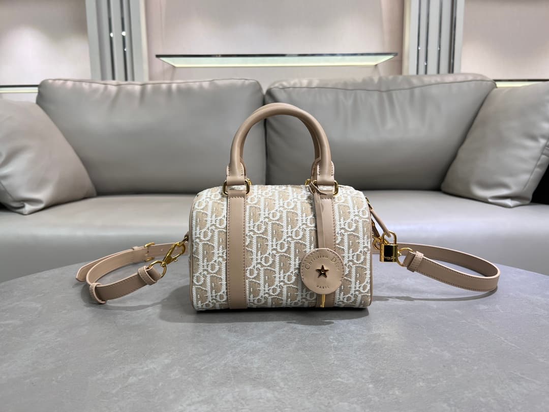 Dior Groove 20 Bag Beige Oblique Jacquard High