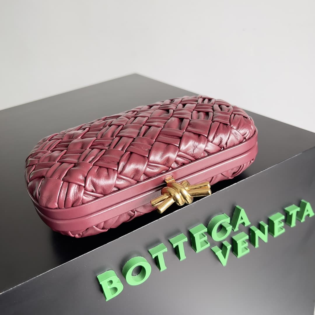 BV Knot Minaudière Clutch Lambskin Top