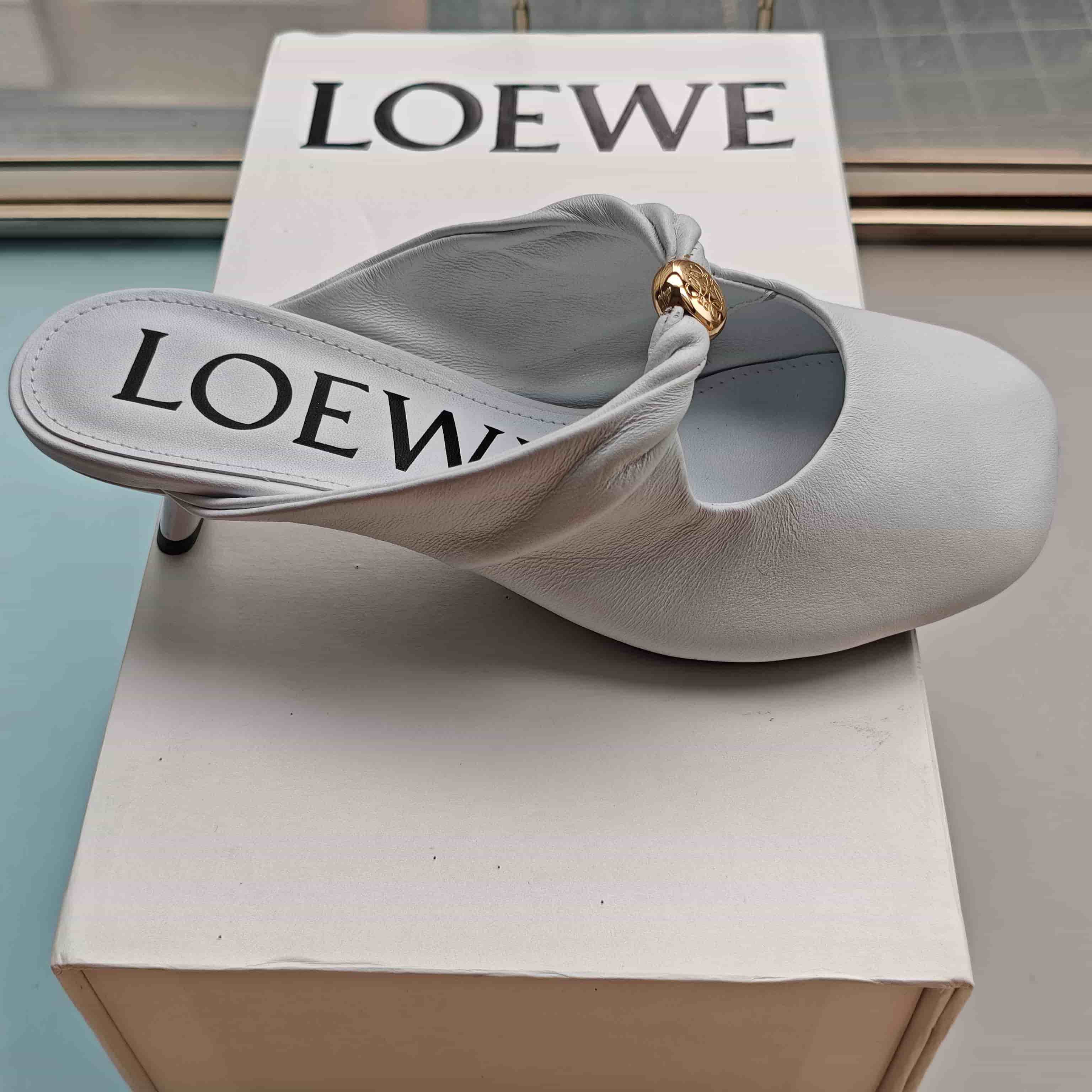 LOEWE Pebble Soft mule in nappa