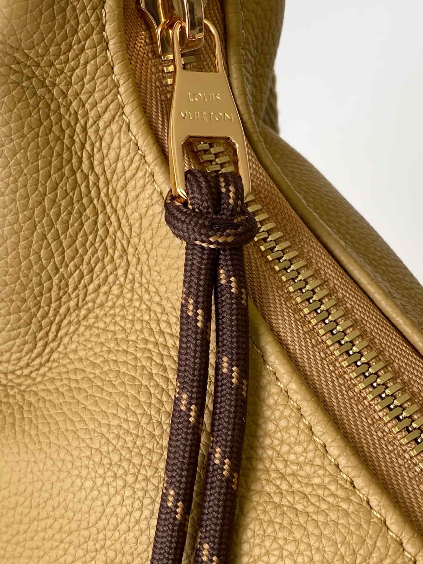 Louis Vuitton Grained Cowhide Monogram Hobo Cargo Bag M12697 High