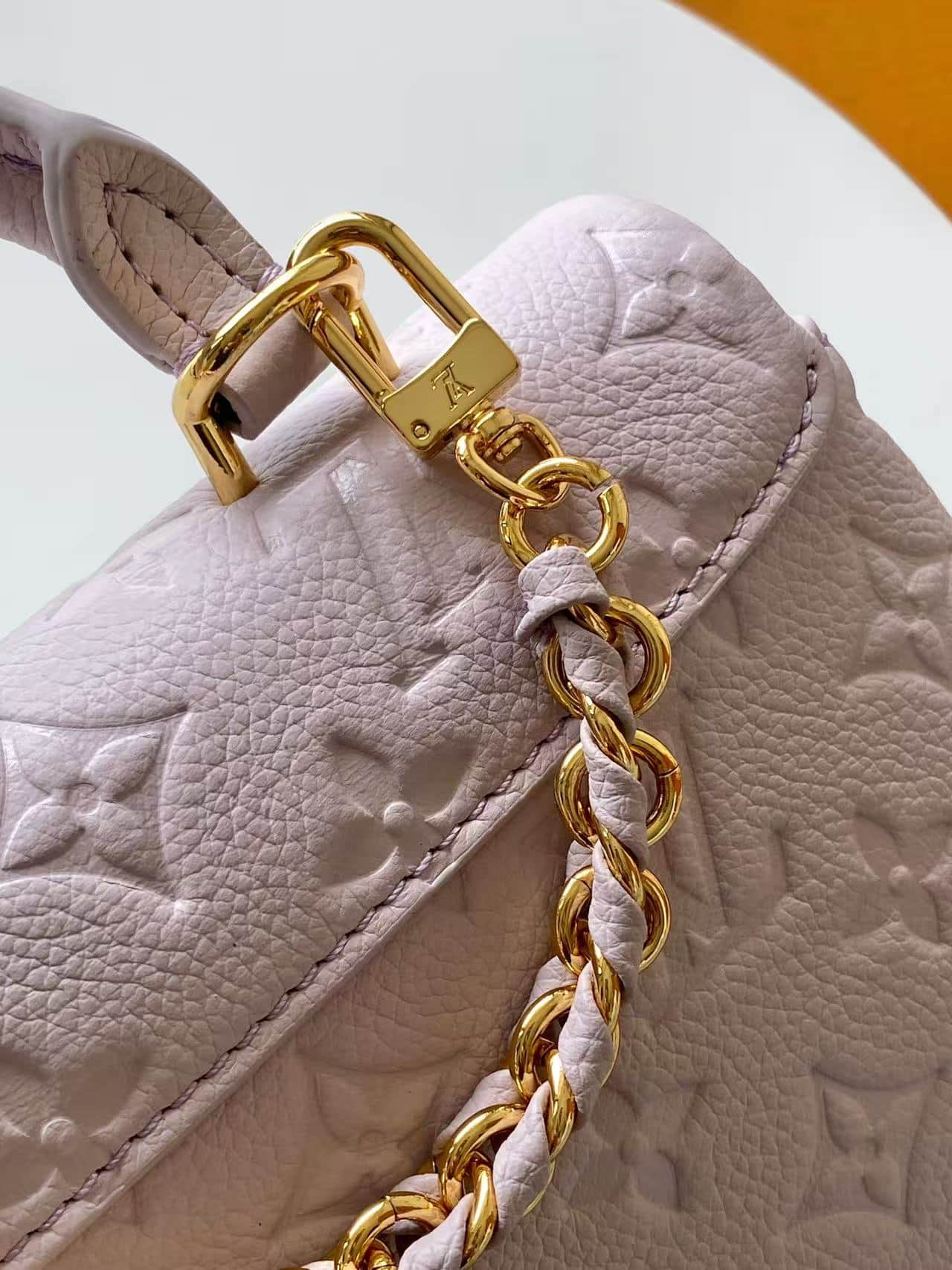 Louis Vuitton Nano Madeleine Sweet Lavender Monogram Empreinte Leather M29380 High