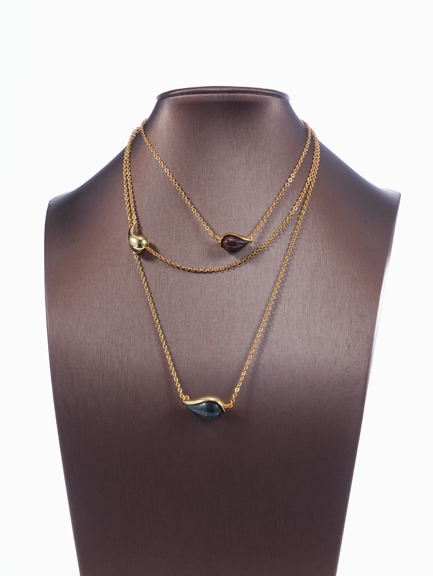 Bottega Veneta Drop Marble Necklace High