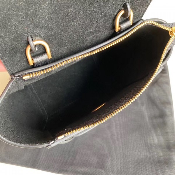 Celine Pico Belt Bag In Black Grained Calfskin High