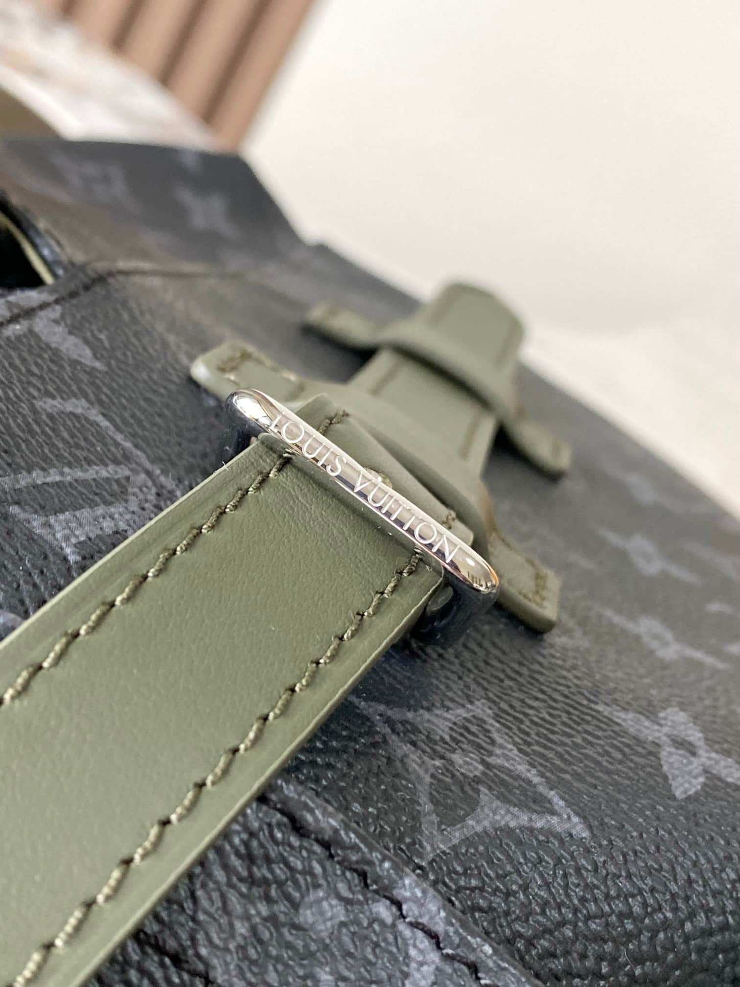 Louis Vuitton Christopher MM Khaki Green Monogram Eclipse coated canvas M28633 TOP