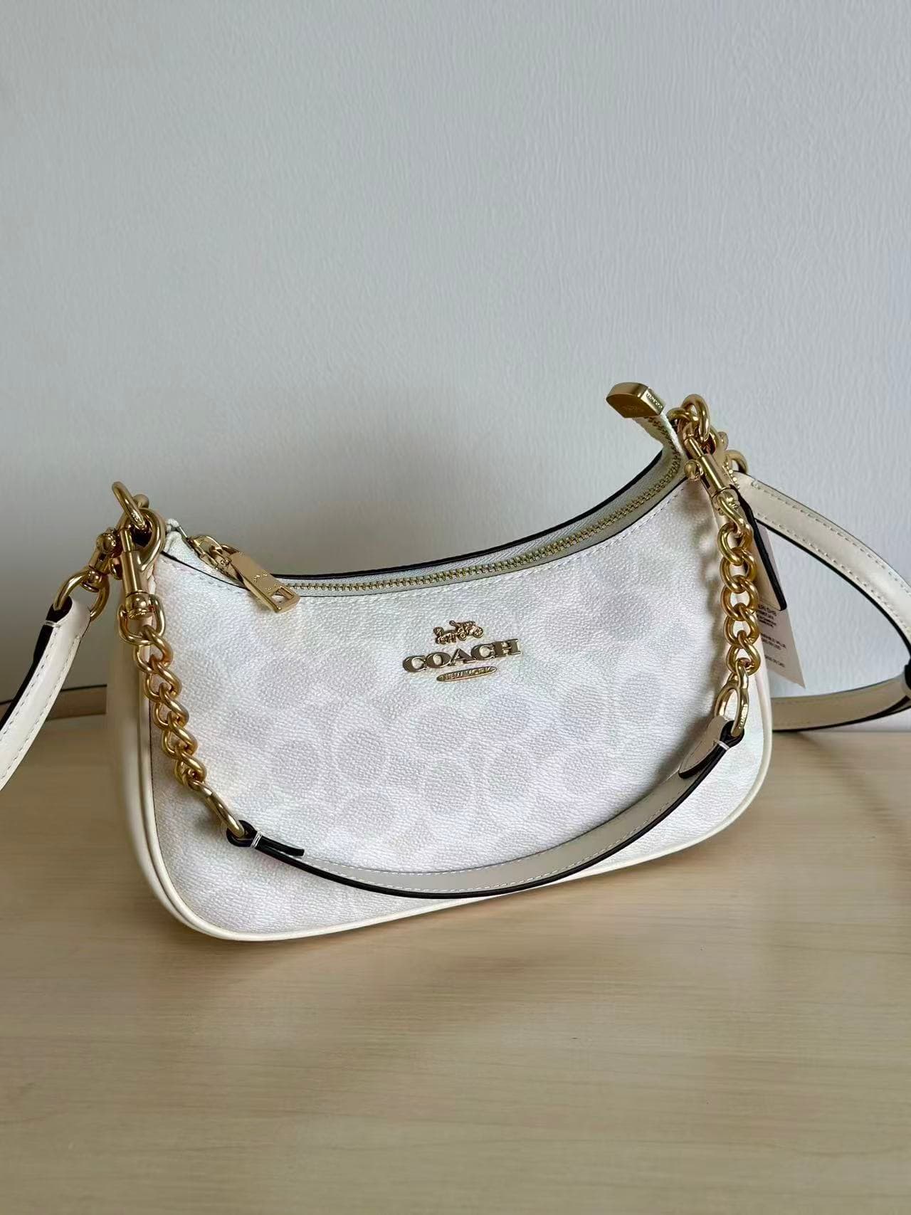 Coach Outlet Teri Signature Canvas Shoulder Bag  High