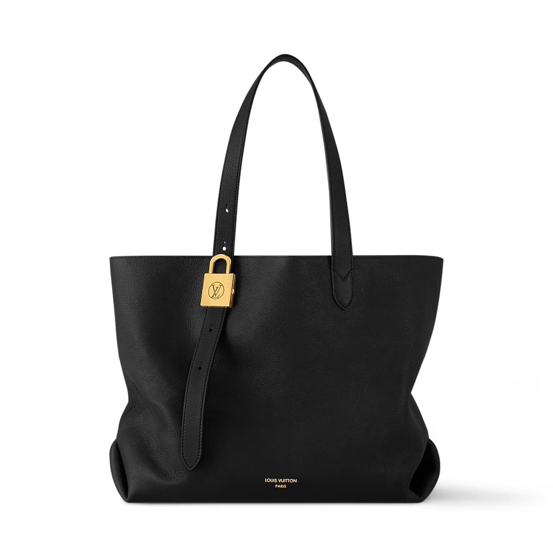 Louis Vuitton Low Key Cabas MM Black Grained calfskin M25341 TOP