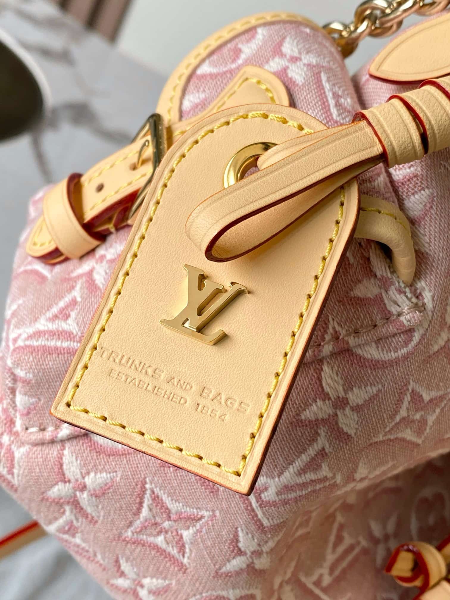 Louis Vuitton Odyssee PM Monogram Emblème Rose Ruban M29974 TOP