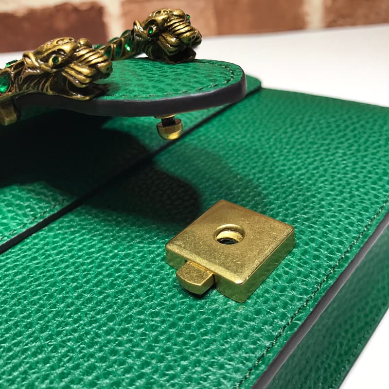 Dionysus Leather mini Bag 421970 Green High
