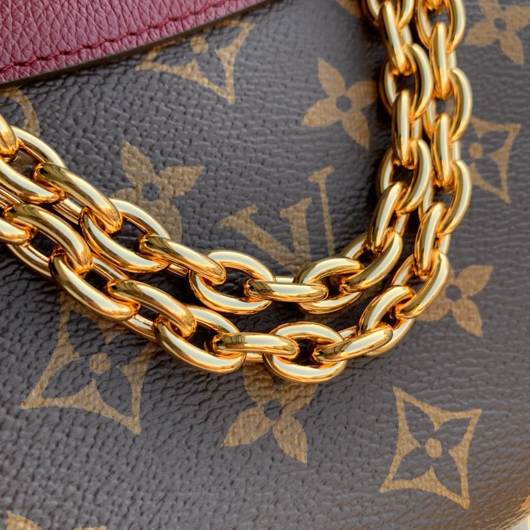 Louis Vuitton Saint Germain BB bag in Monogram canvas M27067 cherry wine High