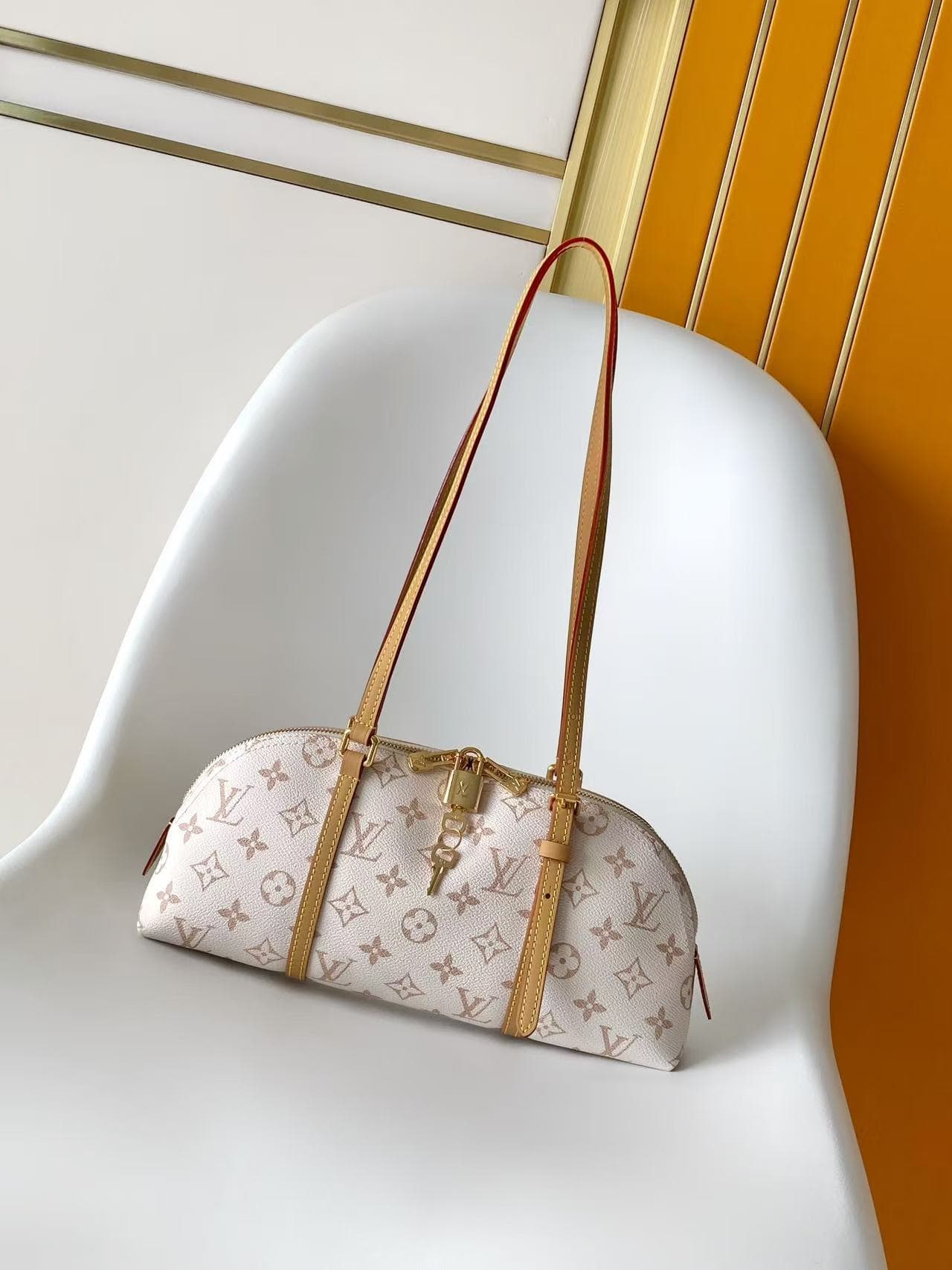 Louis Vuitton Squire East-West Monogram Dune coated canvas M2A457 High