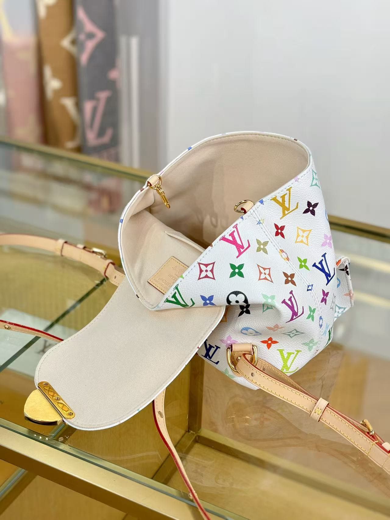 Louis Vuitton x Murakami Venice Backpack Monogram coated canvas M13081 High