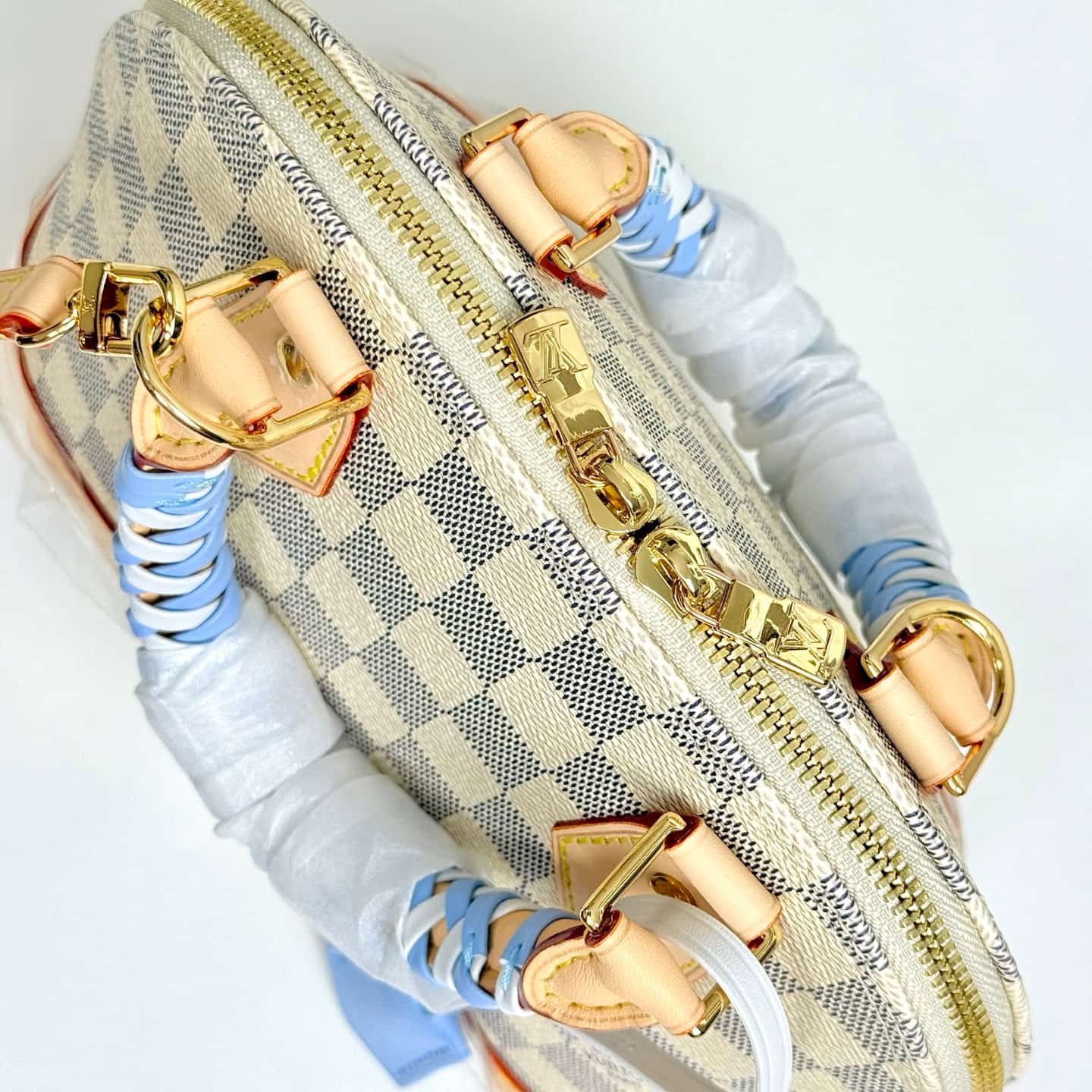 Louis Vuitton Alma BB Damier Azur/Bleu Olympe Coated canvas N40902 High