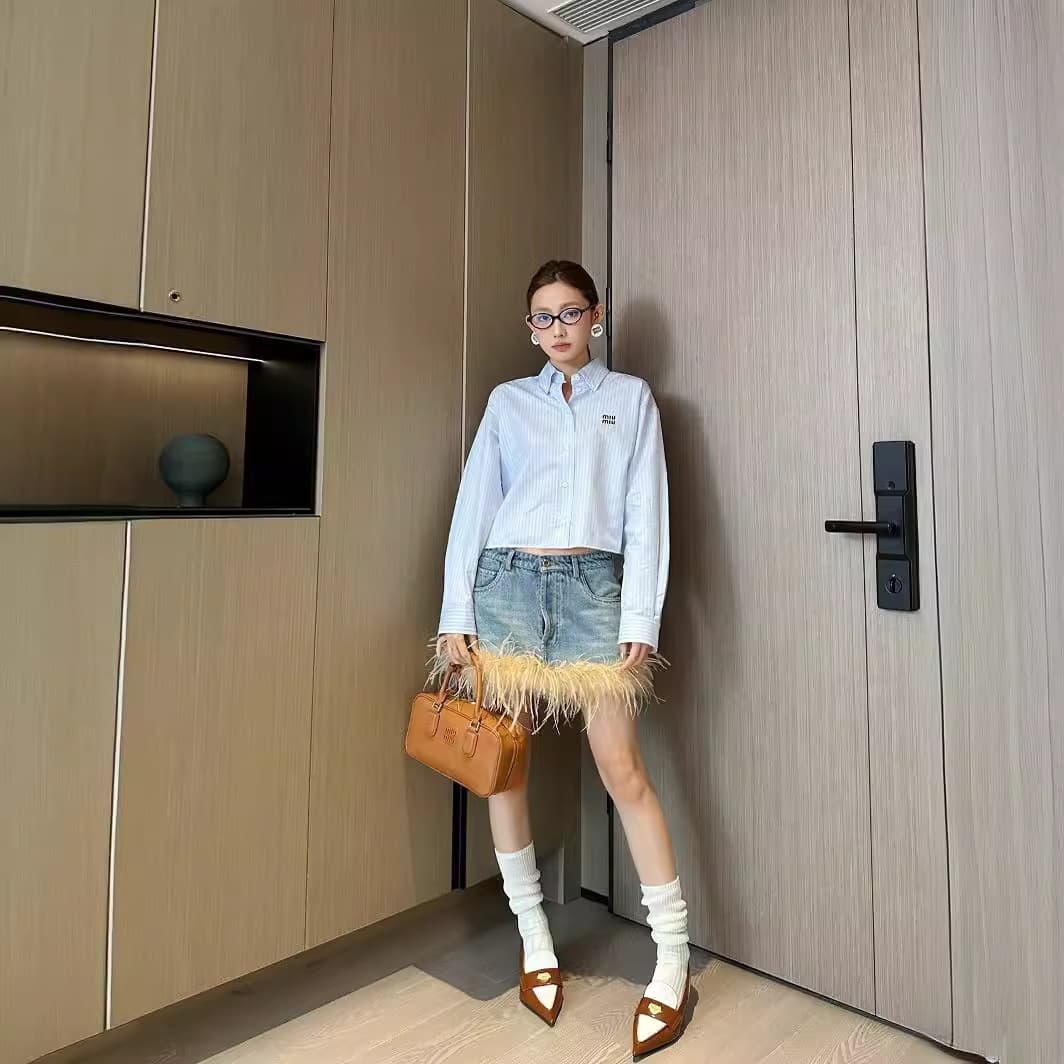 Miu Miu Striped Shirt
