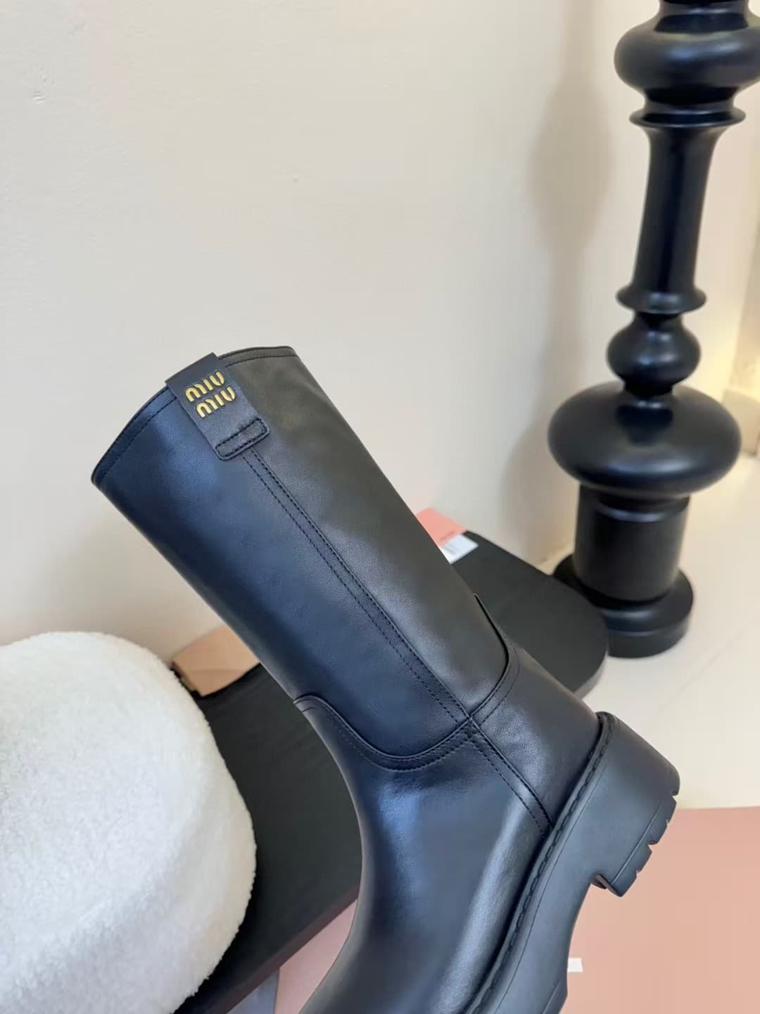Miu Miu Women's Stivali Leather Boots