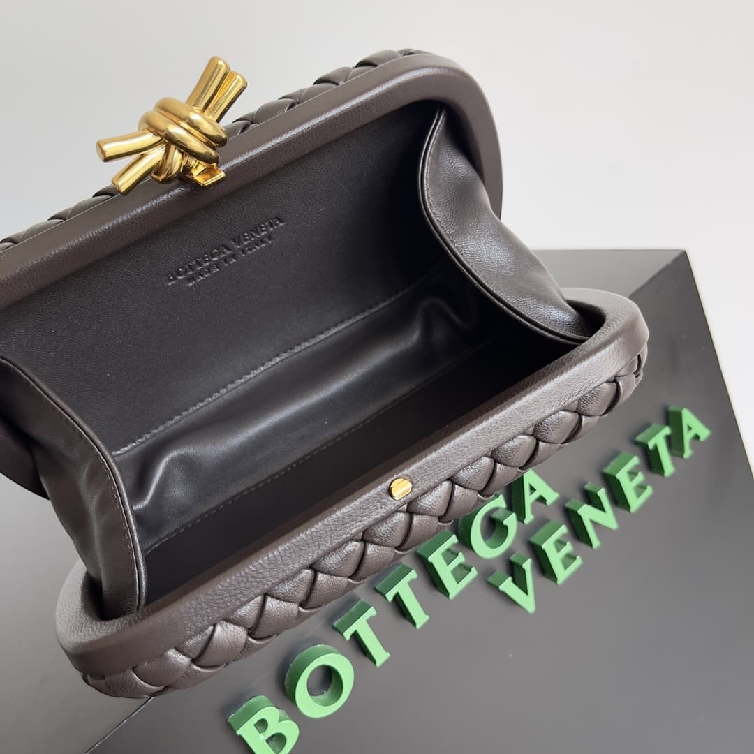 BV Knot Minaudière Clutch Lambskin Top