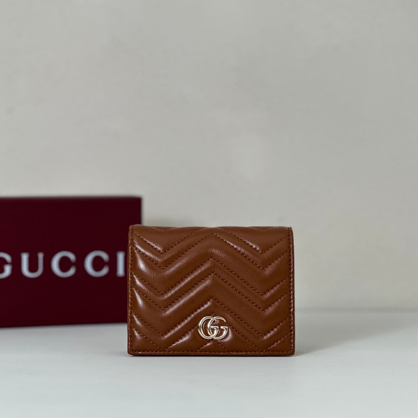 Gucci GG Marmont Small Wallet Caramel 466492 High