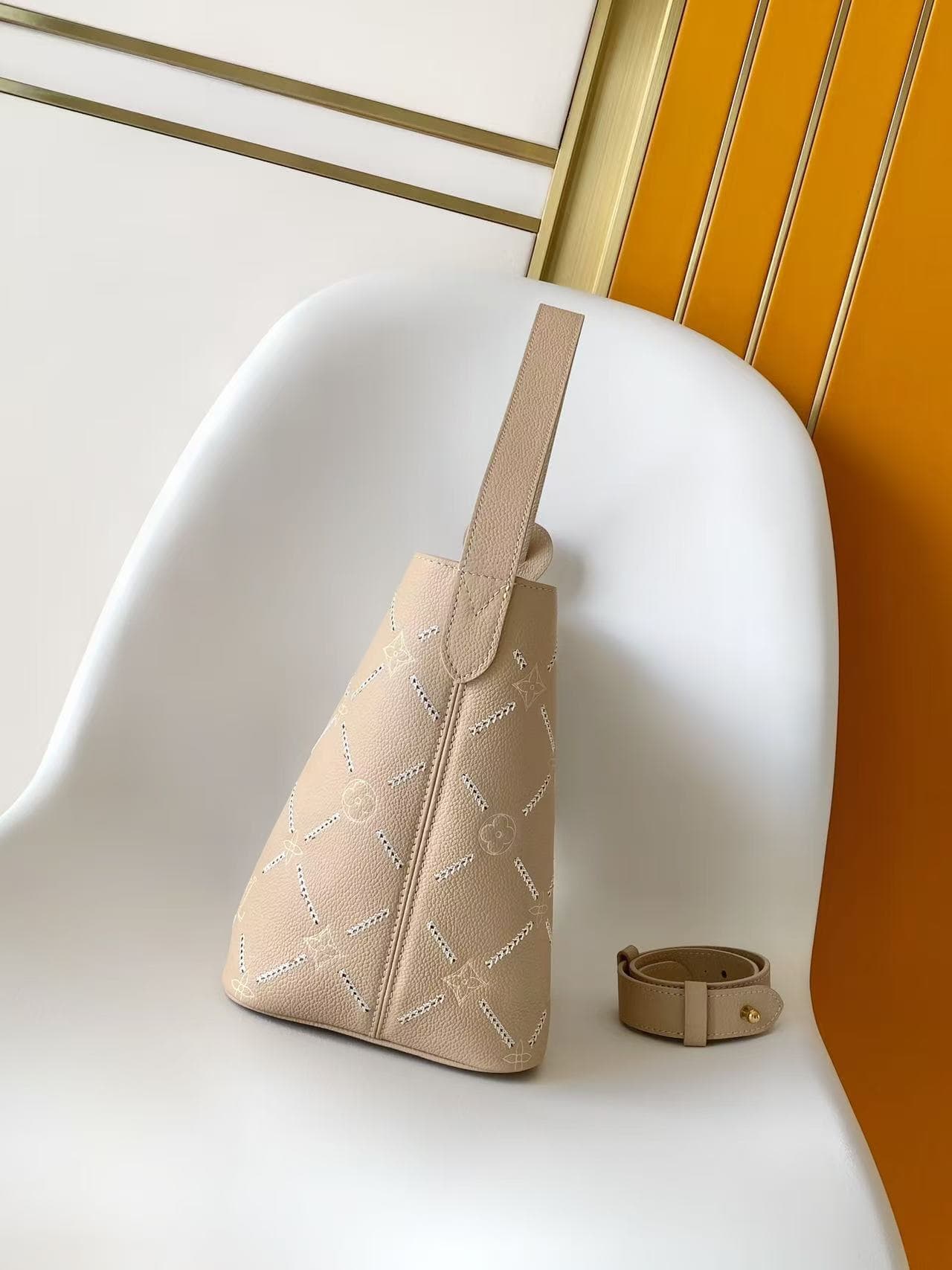 Louis Vuitton All In MM Hazelnut Couture Cowhide leather M28524 High