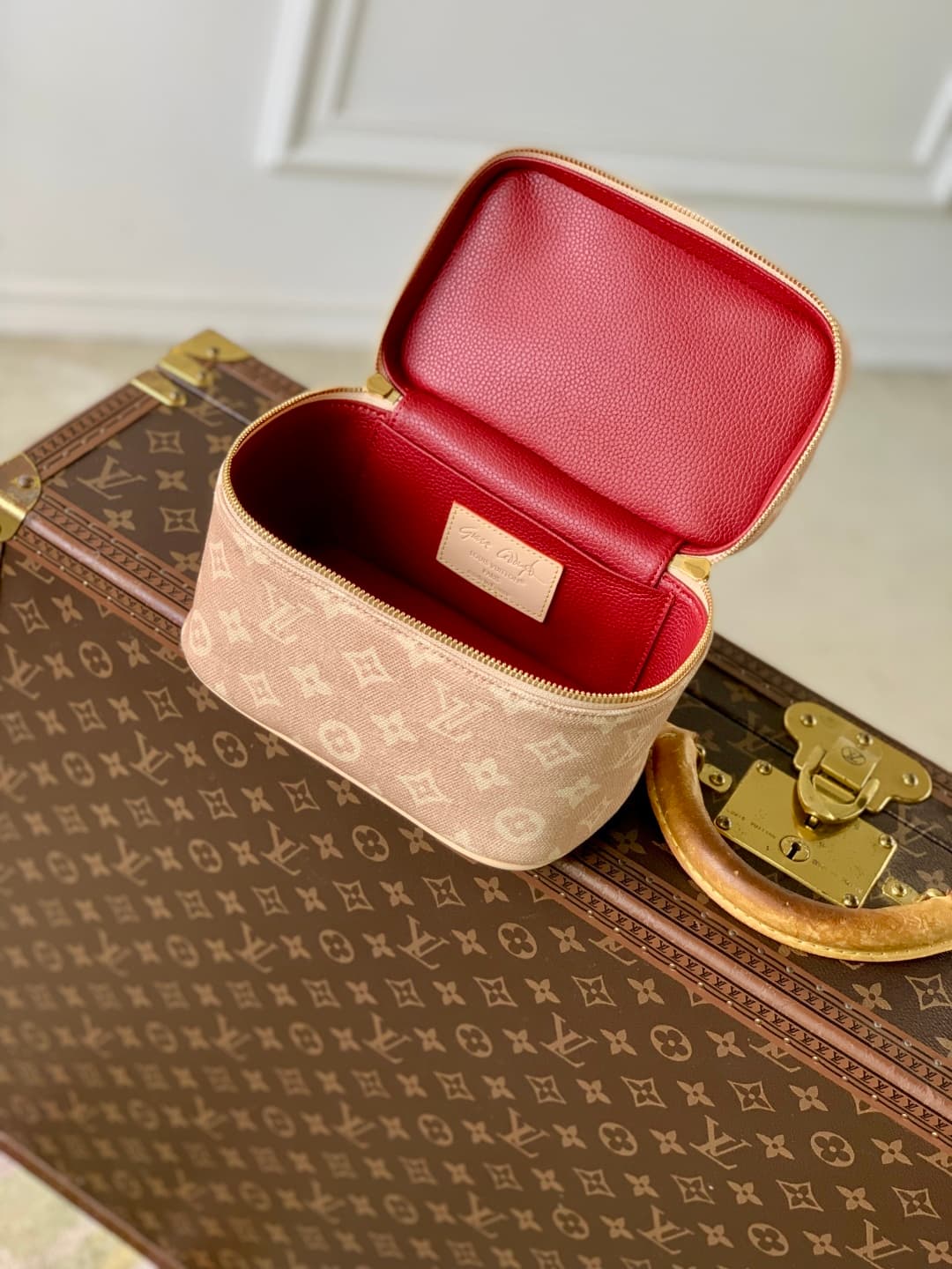 Louis Vuitton x Grace Coddington Nice Mini Meowgram coated canvas M15170 high