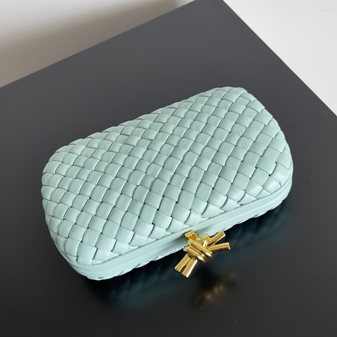 BV Knot Minaudière Clutch Lambskin Top