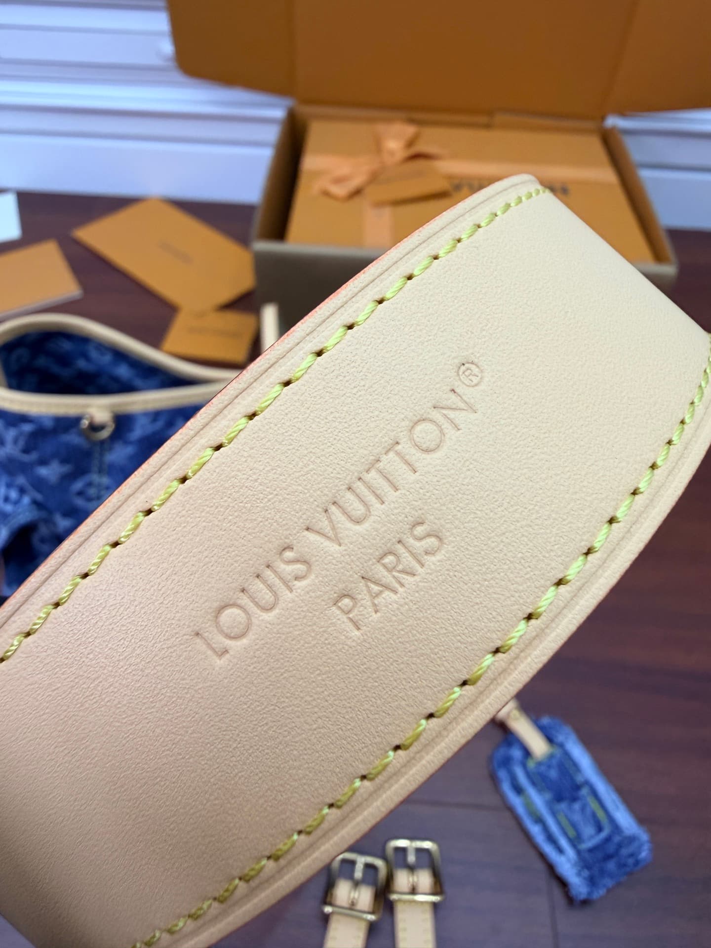 Louis Vuitton Carryall Cargo PM Blue Denim M28287 TOP
