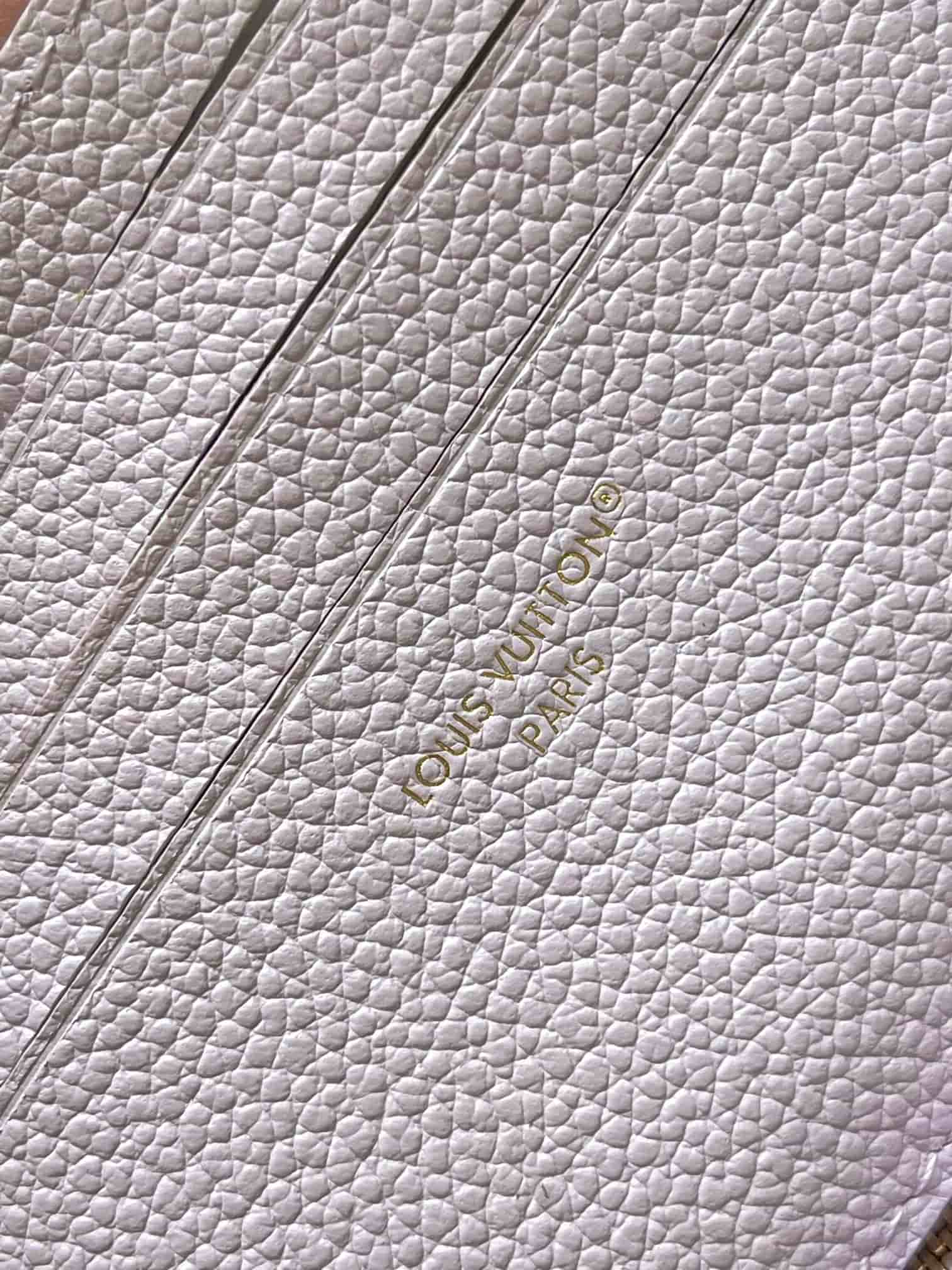 Louis Vuitton Wallet On Chain Ivy Embossed grained cowhide leather M25714 Misty TOP