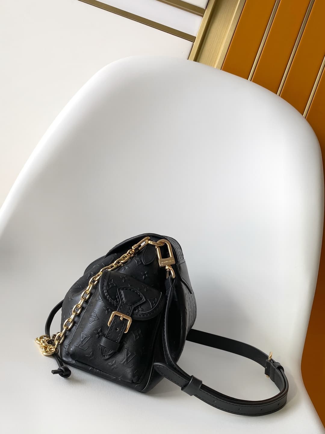 Louis Vuitton Odyssée Black Calfskin leather M25554 High