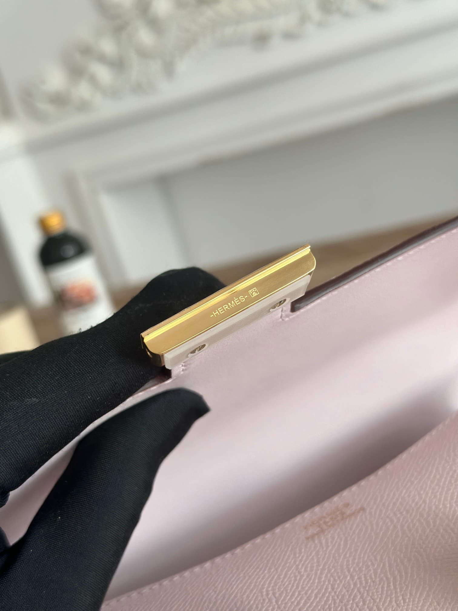 Hermes Mini Constance 18cm Epsom Bag WAX Rose Sheherazade High